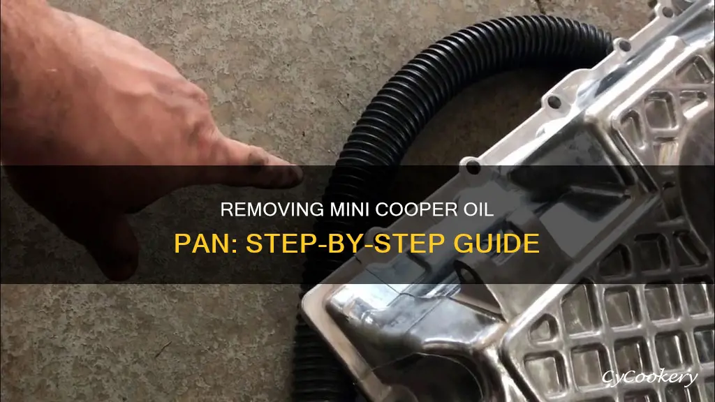 how to remove mini cooper oil pan