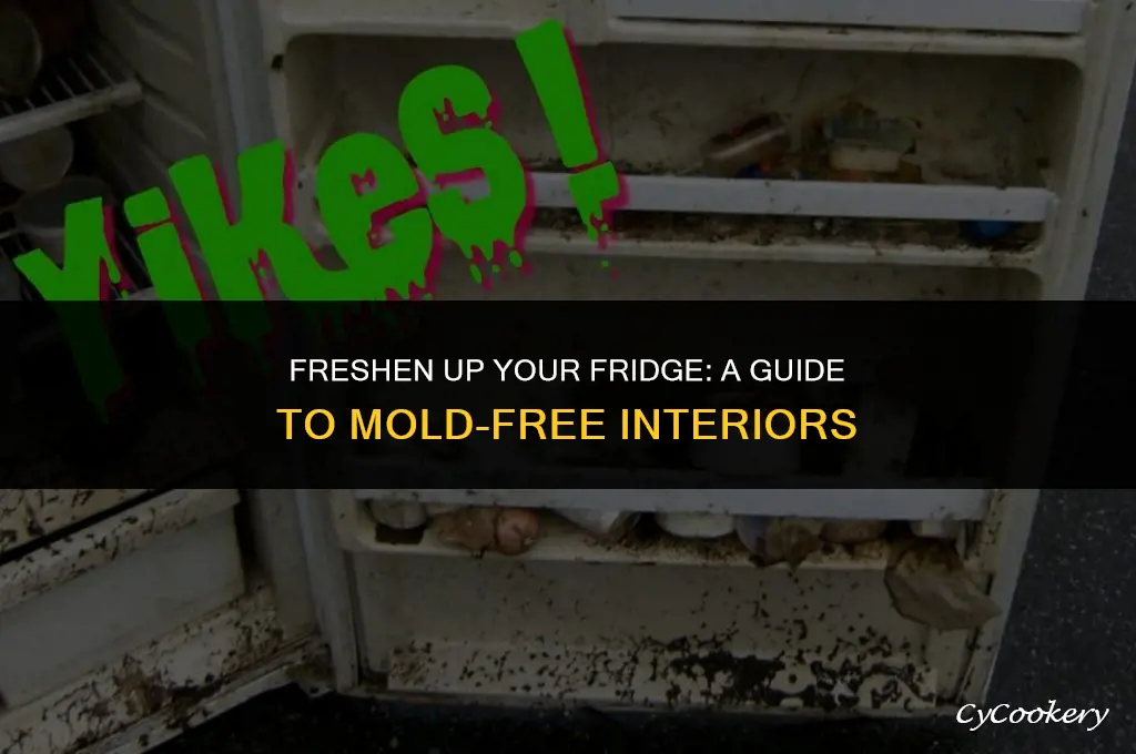 how to remove mold from inside a refrigerator