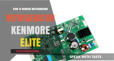 Kenmore Elite Refrigerator Motherboard Removal Guide: Step-by-Step Instructions
