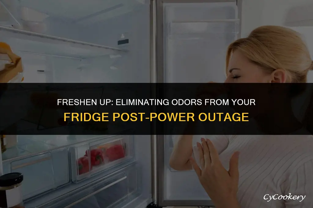 how to remove odors from refrigerator after power outage