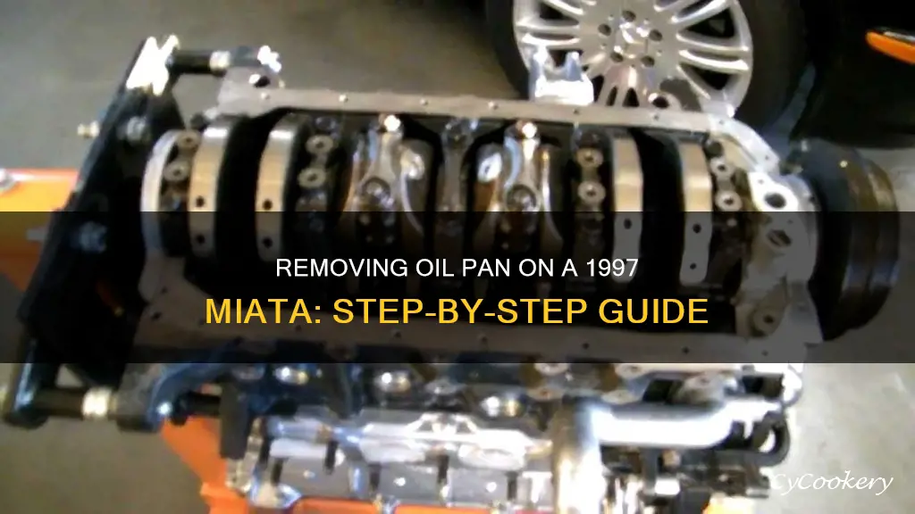 how to remove oil pan 1997 miata