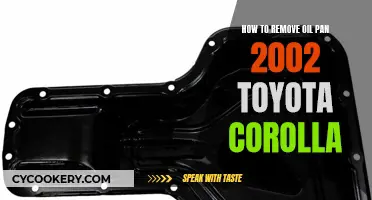 Removing Oil Pan from 2002 Toyota Corolla: Step-by-Step Guide