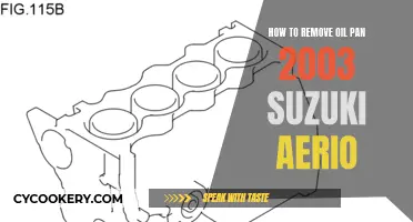 Removing Oil Pan from a 2003 Suzuki Aerio: Step-by-Step Guide