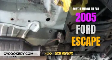 Removing Oil Pan from a 2005 Ford Escape: Step-by-Step Guide