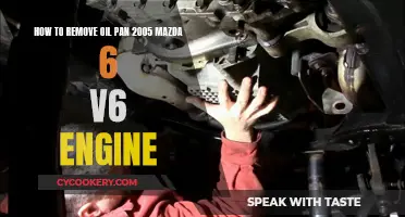 Removing Oil Pan: 2005 Mazda 6 V6 Engine Guide