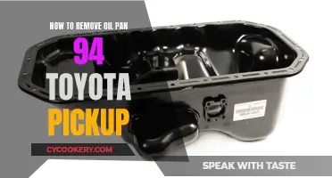 Removing Oil Pan on a 94 Toyota Pickup: Step-by-Step Guide