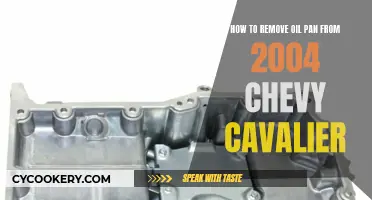 Removing Oil Pan from a 2004 Chevy Cavalier: Step-by-Step Guide