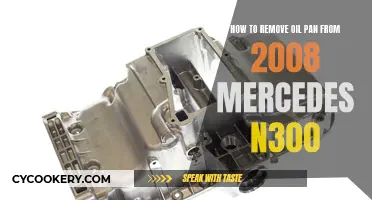 Removing Oil Pan from 2008 Mercedes N300: Step-by-Step Guide