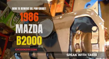 Removing Oil Pan Gasket on a 1986 Mazda B2000