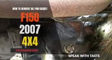 Removing Oil Pan Gasket from 2007 F150 4x4: Step-by-Step Guide