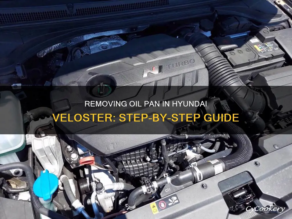 how to remove oil pan hyundai veloster