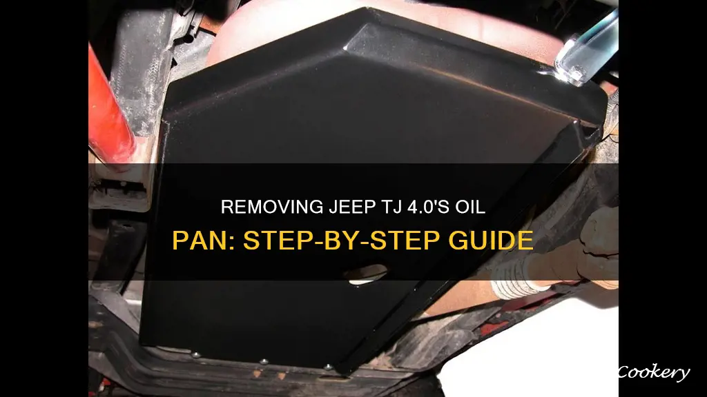 how to remove oil pan jeep tj 4.0