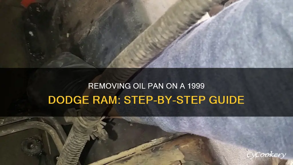 how to remove oil pan on a 1999 dodge ram