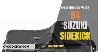 Removing Oil Pan on 94 Suzuki Sidekick: Step-by-Step Guide