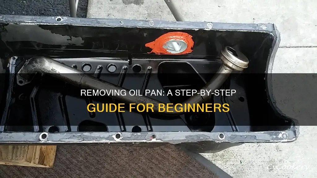 how to remove oil pan