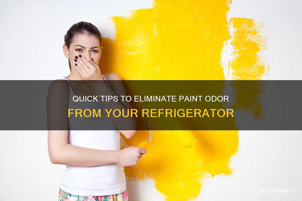 how to remove paint smell from refrigerator