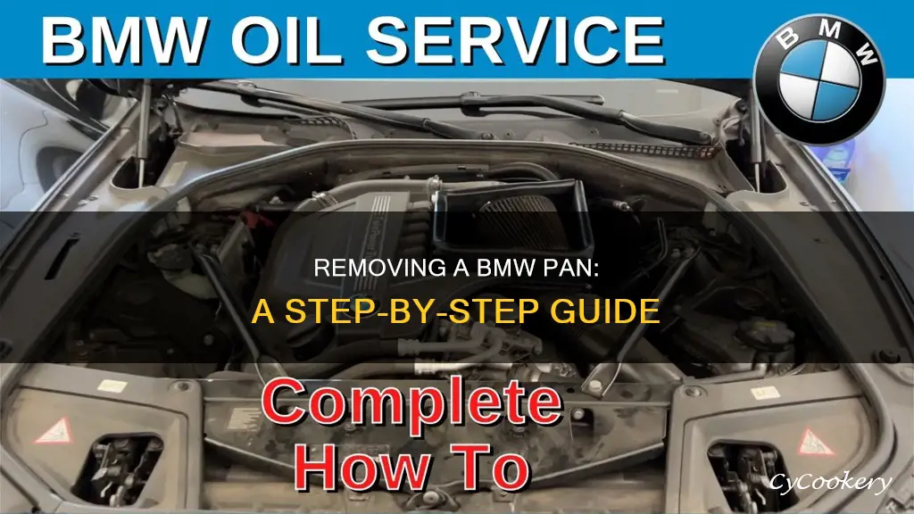 how to remove pan 2008 535i bmw