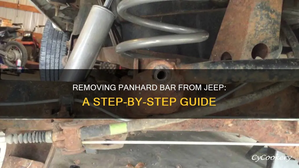 how to remove pan hard bar jeep