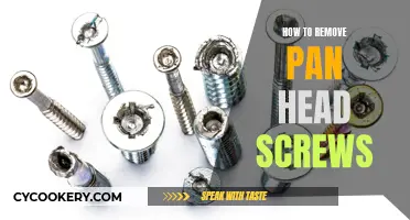 Removing Pan Head Screws: A Step-by-Step Guide