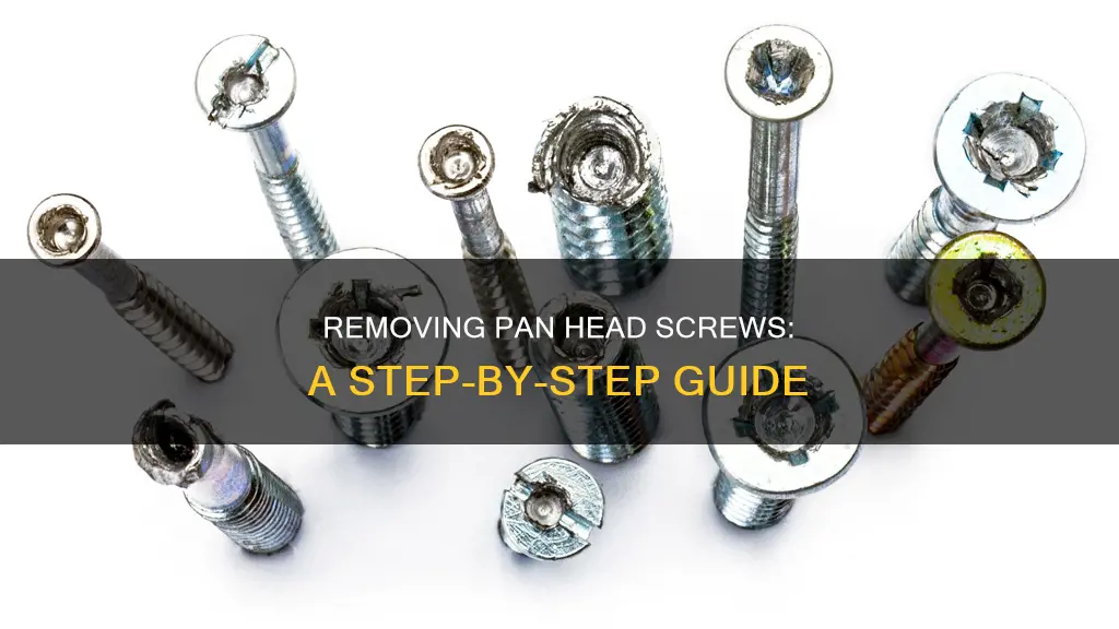 how to remove pan head screws