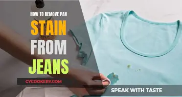 Get Rid of Pan Stains on Your Jeans Easily