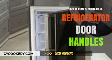 Easy Guide to Removing Panels on GE Refrigerator Door Handles
