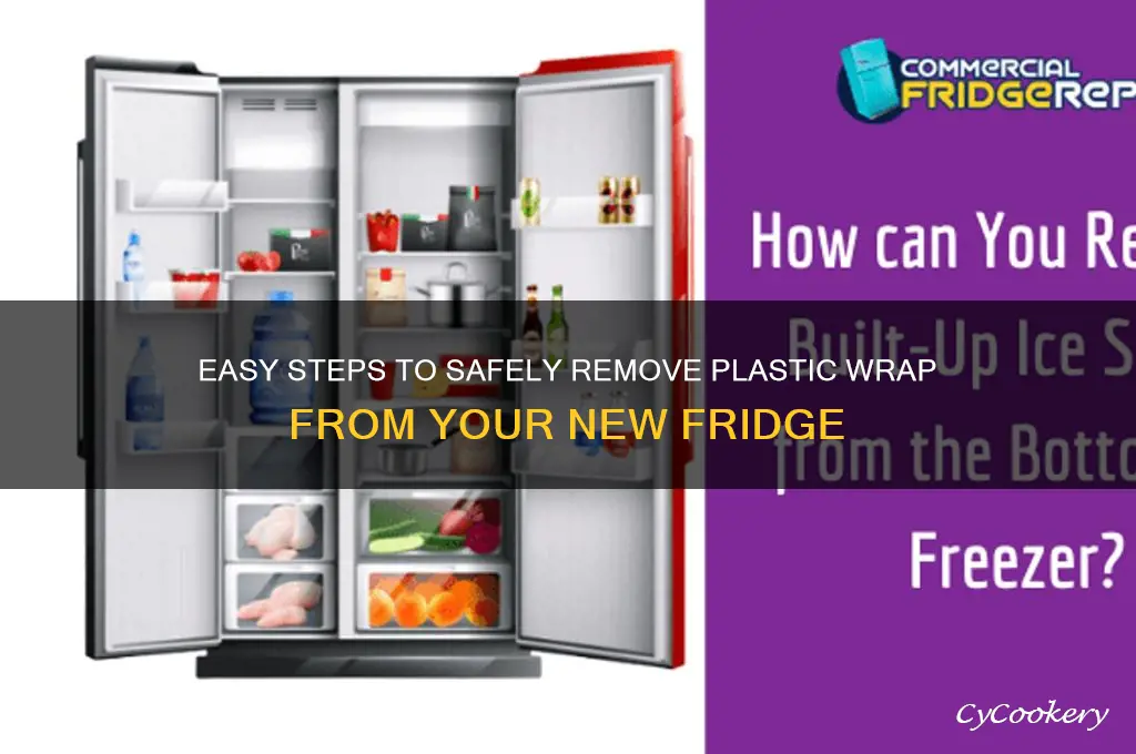 how to remove plastic from new refrigerator