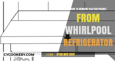 Easy Guide to Removing Platter Pocket from Whirlpool Fridge