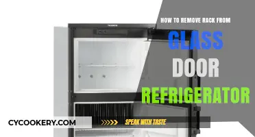 Easy Steps to Remove the Rack from Your Glass Door Refrigerator