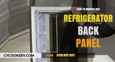 Easy Steps to Remove RCA Refrigerator Back Panel Safely