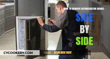Easy Guide to Removing Side-by-Side Refrigerator Doors Safely