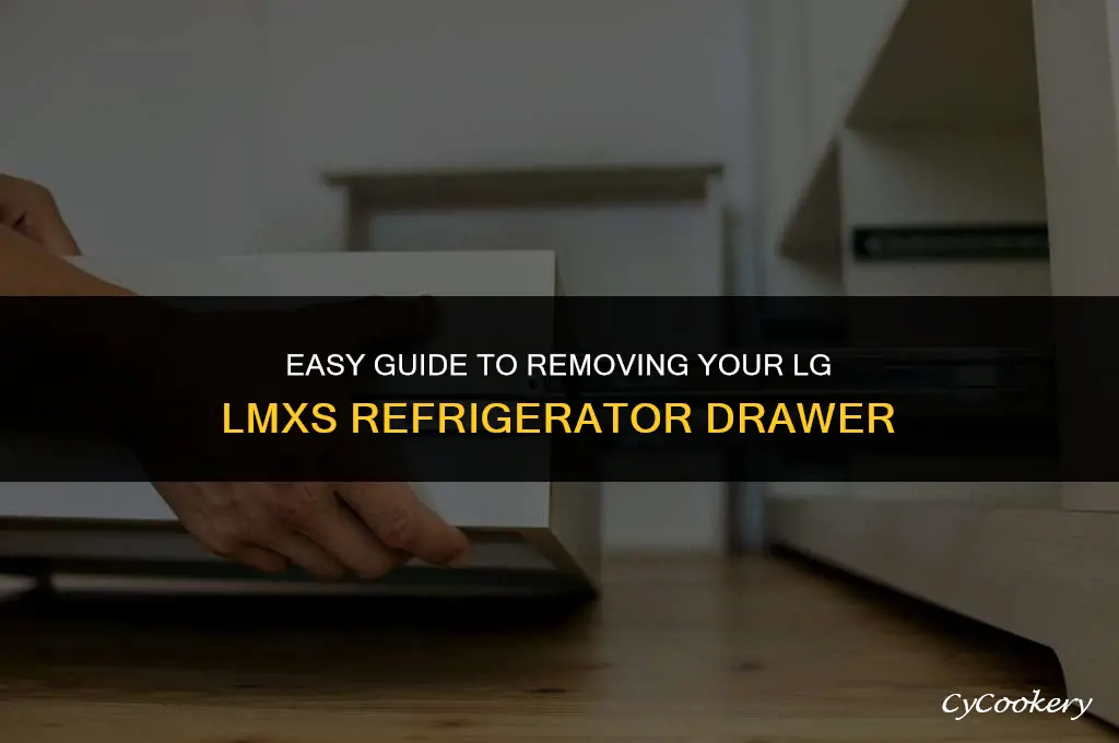 how to remove refrigerator drawer on an lg lmxs