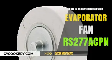 Easy Steps to Remove Your RS277ACPN Refrigerator Evaporator Fan