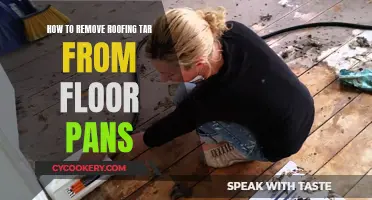 Get Rid of Roofing Tar from Floor Pans Easily