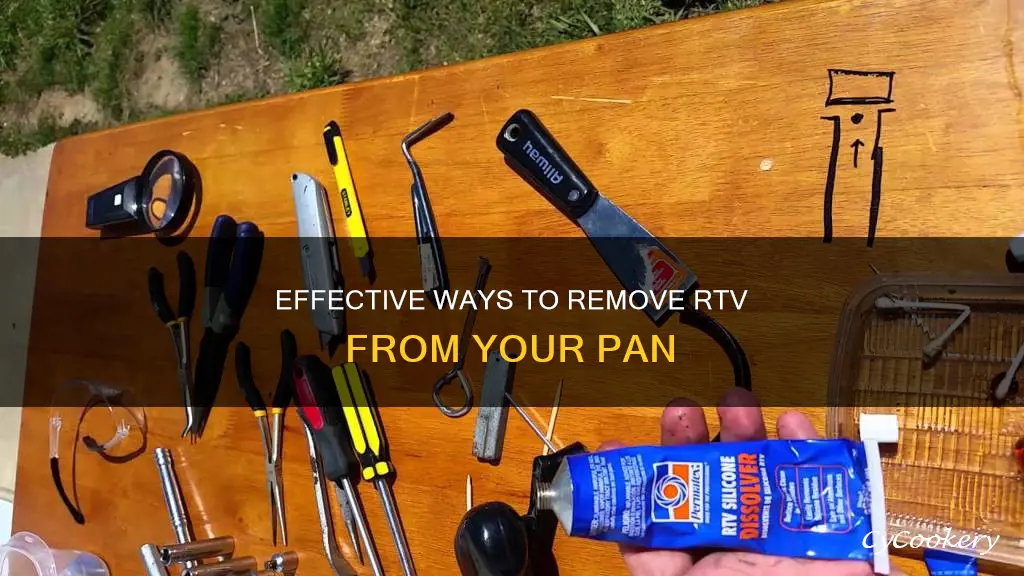 how to remove rtv from pan