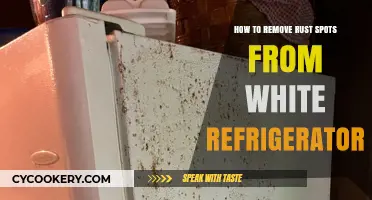 Effortless Rust Removal: Restore Your White Fridge's Pristine Look