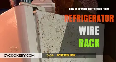 Easy Methods to Remove Rust Stains from Your Refrigerator Wire Rack