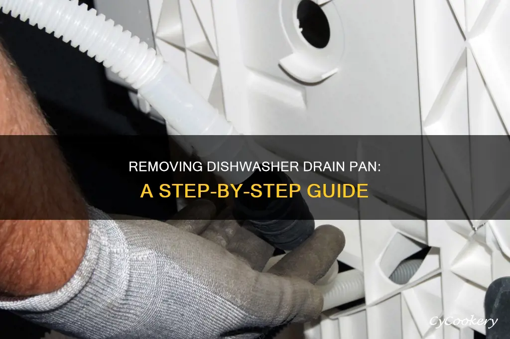 how to remove samsung dishwasher drain pan