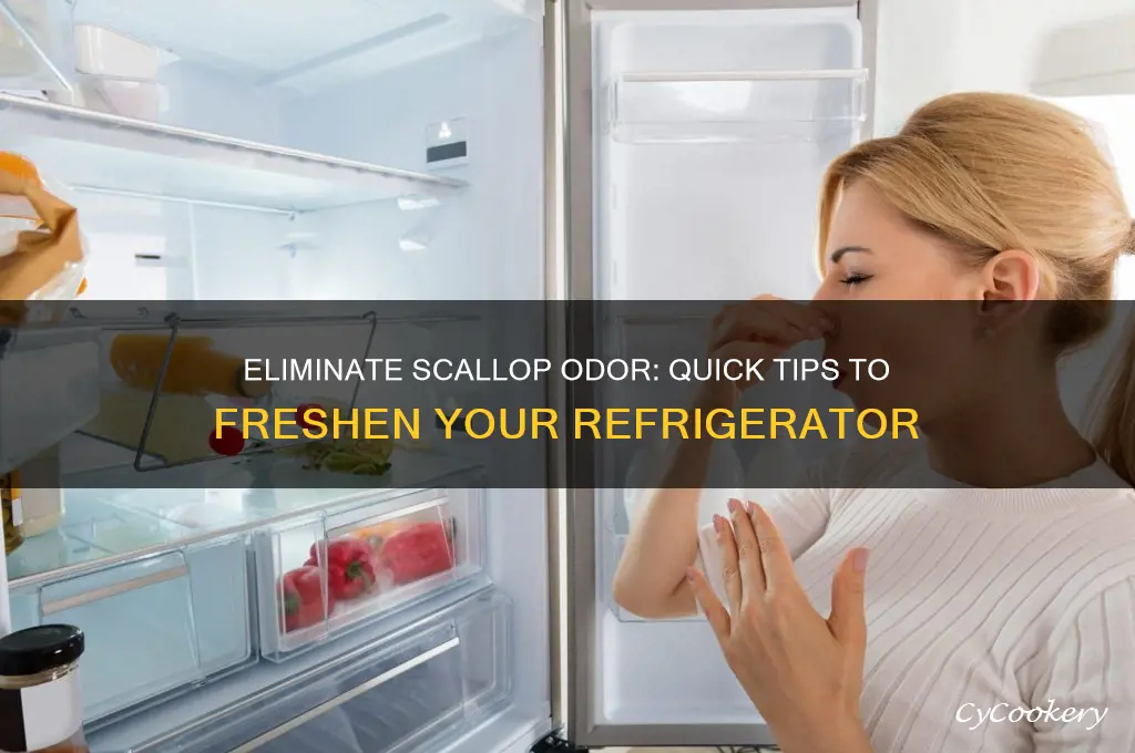 how to remove scallop smell from refrigerator