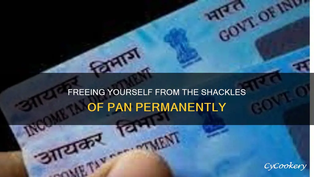 how to remove shackles of pan