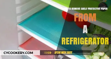 Easily Remove Shelf Protective Paper from Your Refrigerator: A Step-by-Step Guide