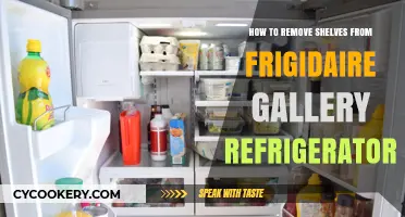 Effortlessly Remove Shelves from Your Frigidaire Gallery Refrigerator
