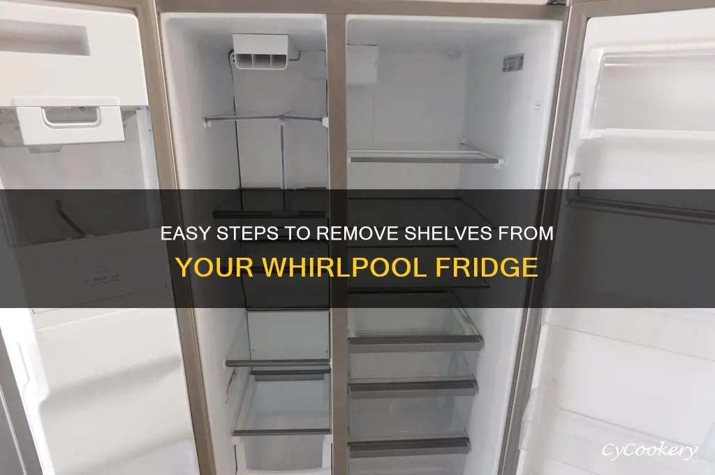how to remove shelves from whirlpool refrigerator