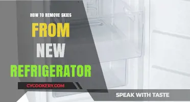 Easy Steps to Remove Skies from Your New Refrigerator