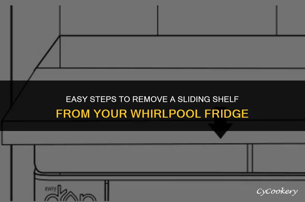 how to remove sliding shelf from whirlpool refrigerator