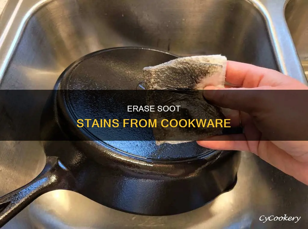 how to remove soot from my pots and pans