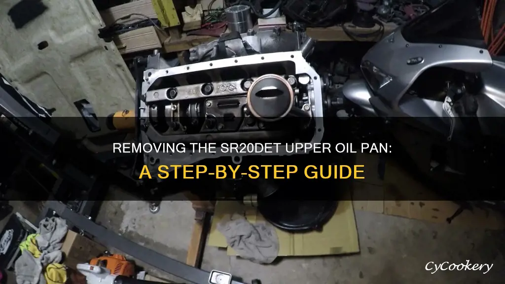 how to remove sr20det upper oil pan