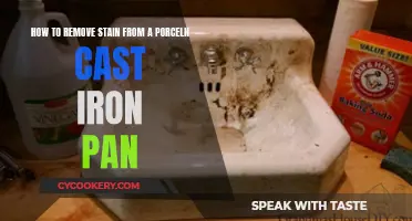 The Secret to Removing Stains from Your Porcelain Cast Iron Pan