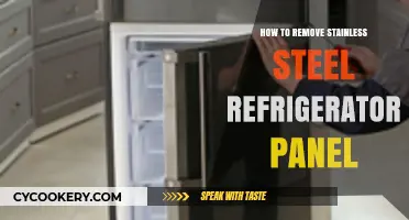 Easy Steps to Remove Stainless Steel Refrigerator Panel Safely