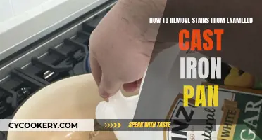 Enameled Cast Iron Pan Stain Removal: A Comprehensive Guide